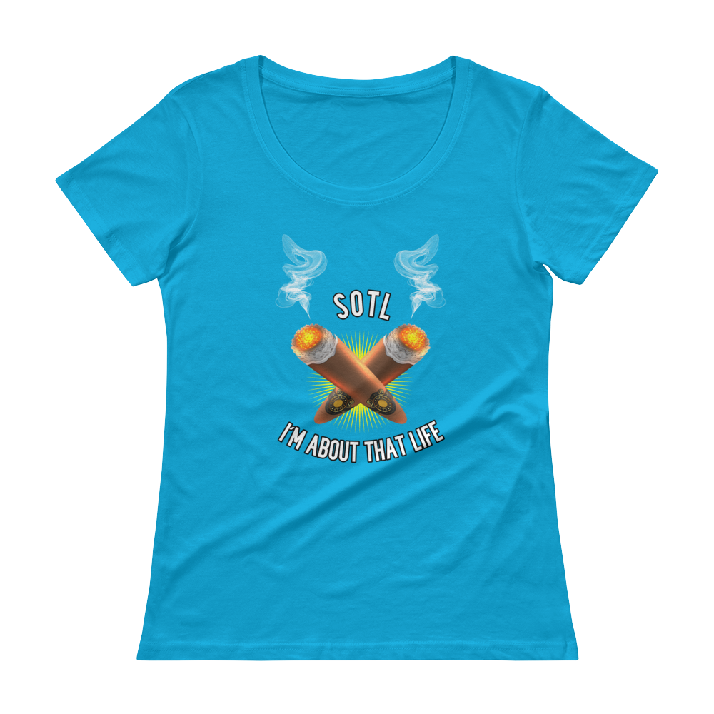 Sisters Of The Leaf - Scoopneck T-Shirt - Quotable Tees Online