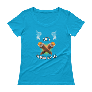 Sisters Of The Leaf - Scoopneck T-Shirt - Quotable Tees Online