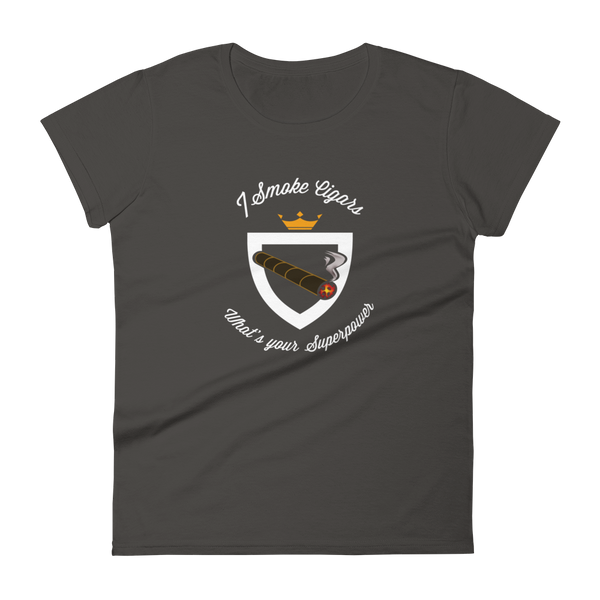 I Smoke Cigars whats your Superpower - T-shirt - Quotable Tees Online