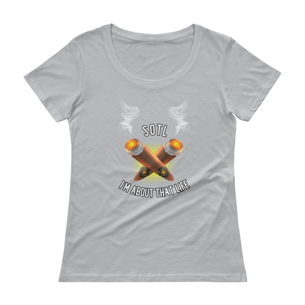 Sisters Of The Leaf - Scoopneck T-Shirt - Quotable Tees Online