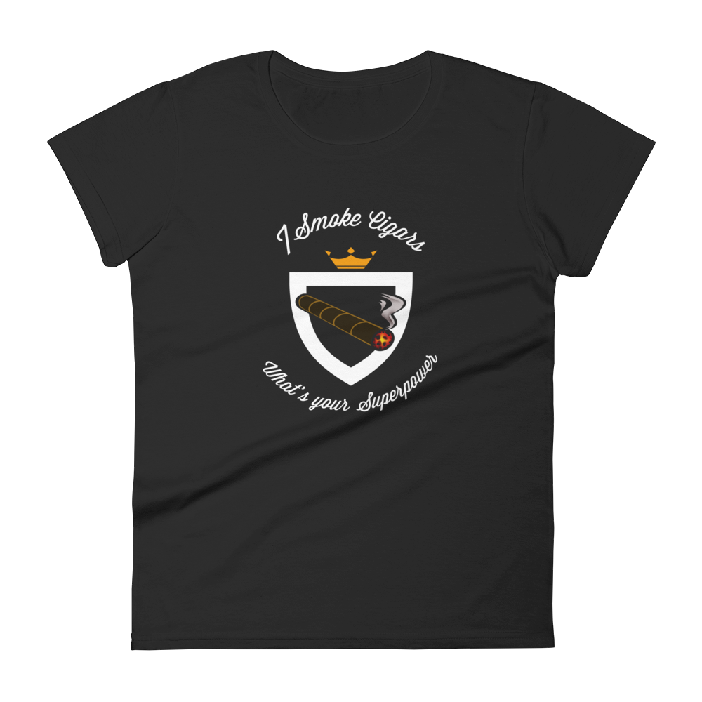 I Smoke Cigars whats your Superpower - T-shirt - Quotable Tees Online