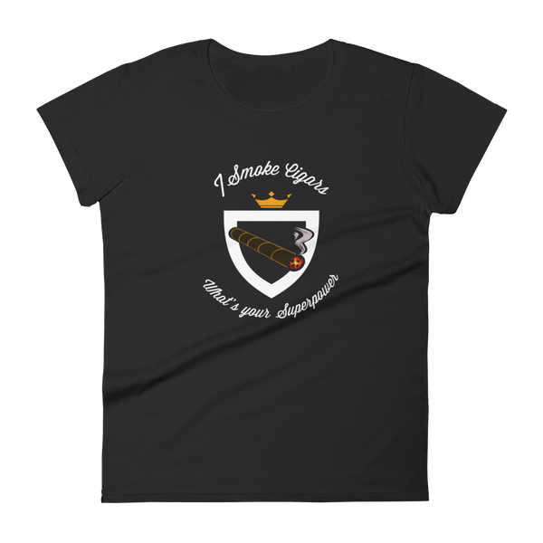 I Smoke Cigars whats your Superpower - T-shirt - Quotable Tees Online