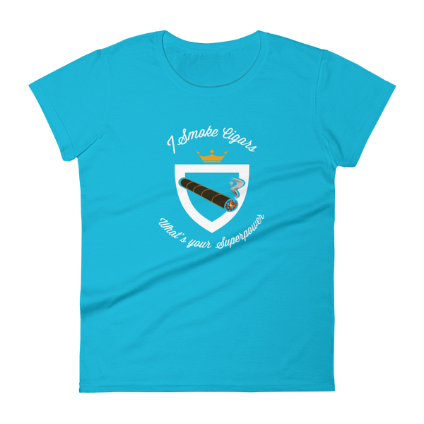 I Smoke Cigars whats your Superpower - T-shirt - Quotable Tees Online