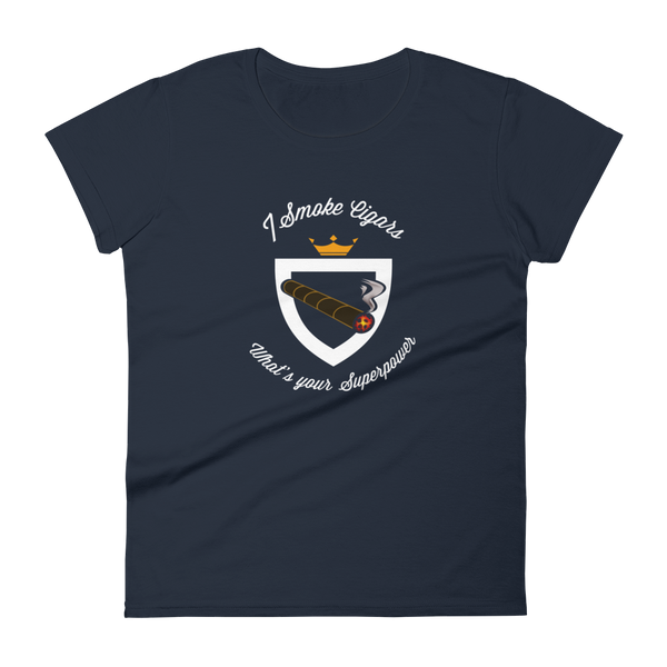 I Smoke Cigars whats your Superpower - T-shirt - Quotable Tees Online