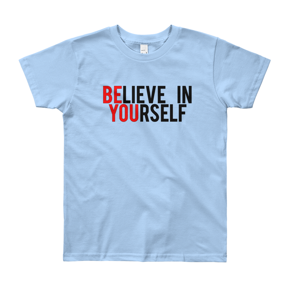 BE YOU / BE YOURSELF - Youth Short Sleeve T-Shirt - Quotable Tees Online