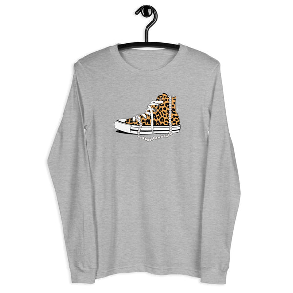 Chucks and Pearls - Long Sleeve Tee